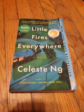 Little Fires Everywhere Celeste Ng Paperback Novel Reese's Book Club Pick